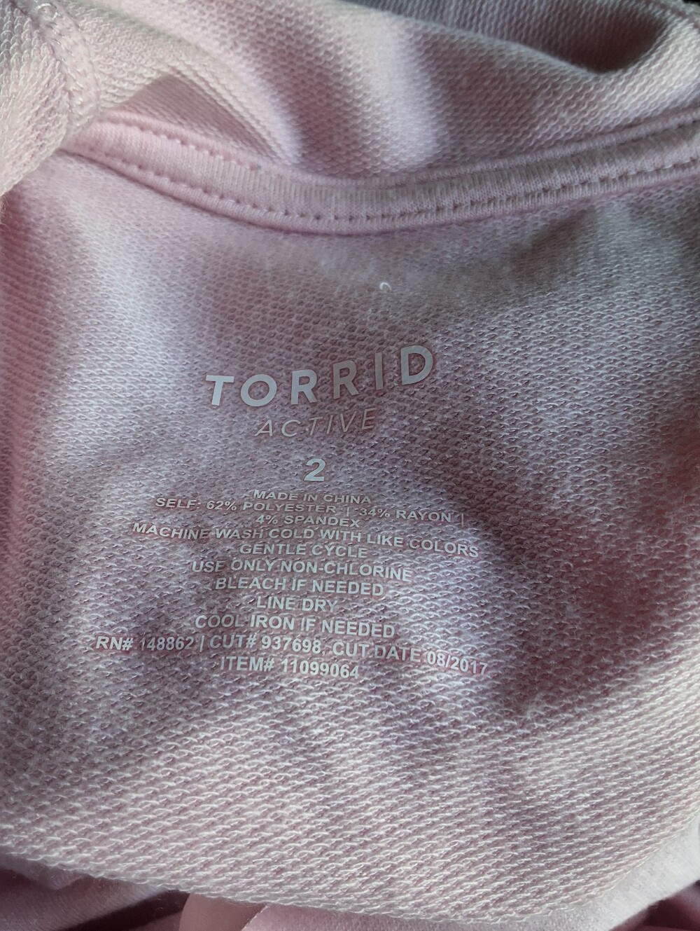 Torrid Active Hoodie With Ribbon Drawstring - Picture 6 of 6